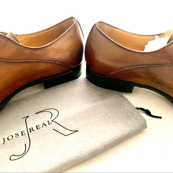 Italy Handcrafted Jose Real Crust Cuoio Brogues Dress Luxury Wingtips Brown - Picture 13 of 16